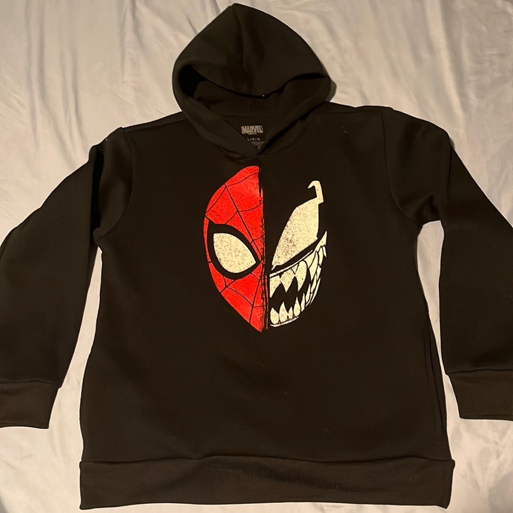 Marvel Boy's Spider-Man Venom Split- Kids Large